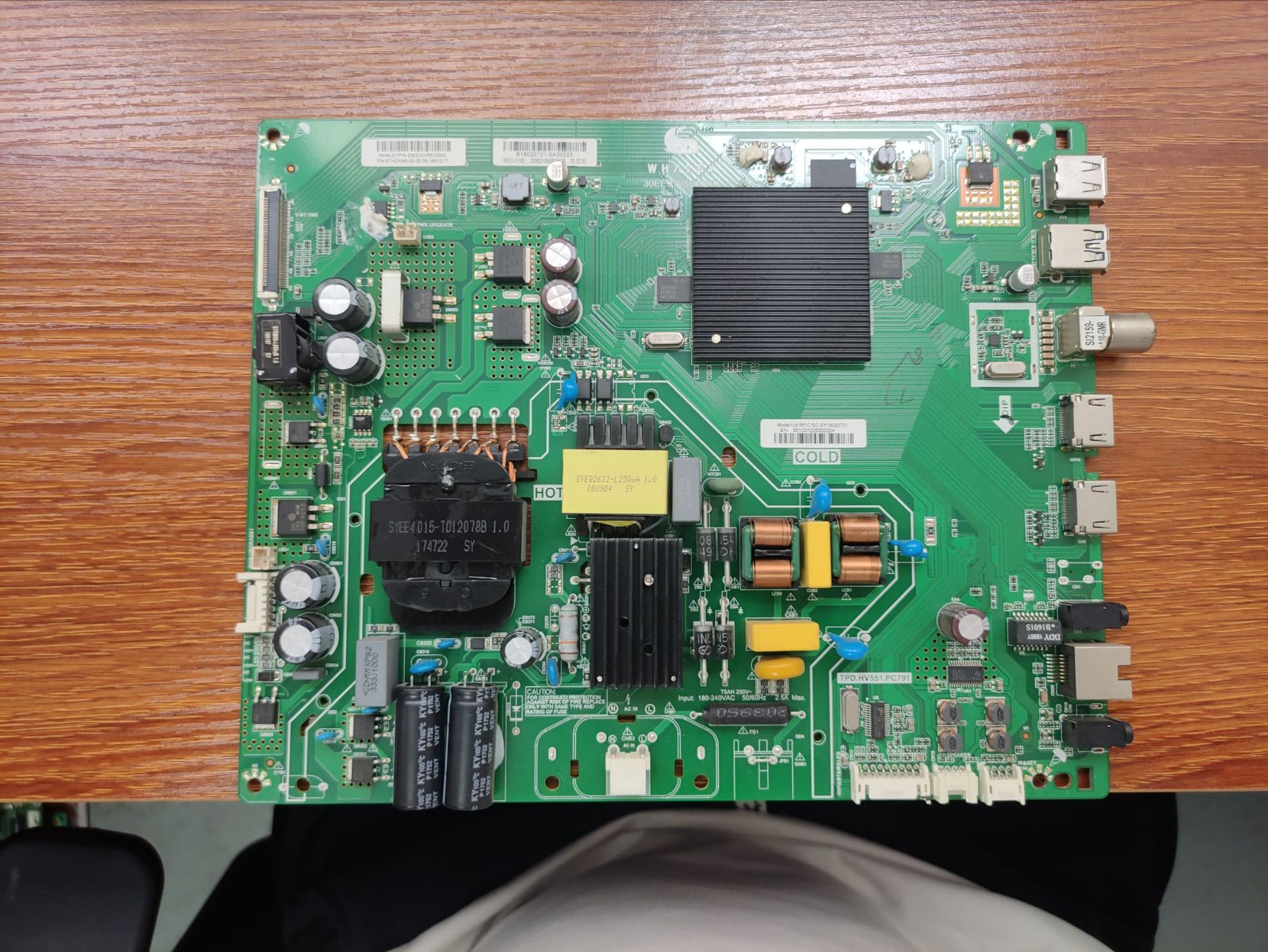 原装微鲸55D3UA主板TPD.HV551