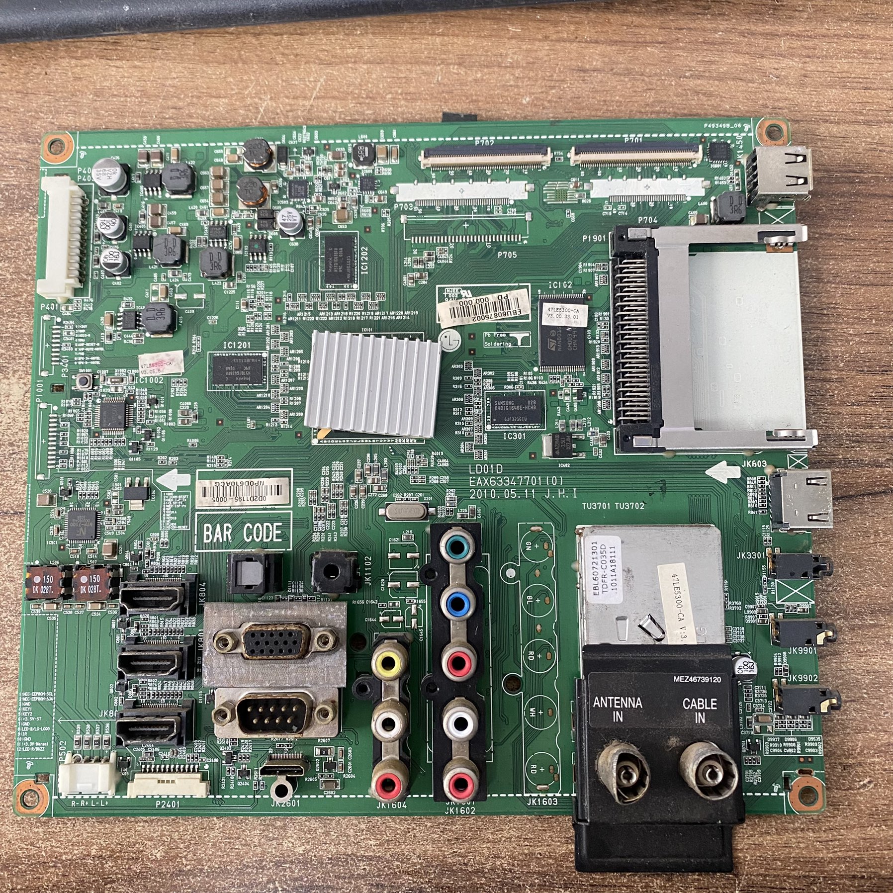 原装LG47LE5300-CA主板EAX63347