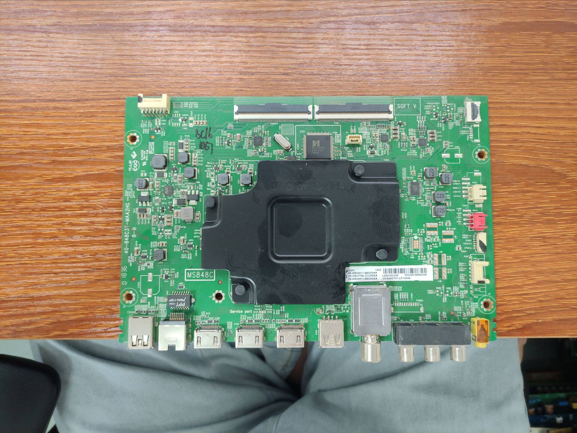 原装TCL 55P5 主板 40-M848C3T-MAA2HG 08-MS84811 屏 LVU550NEBL