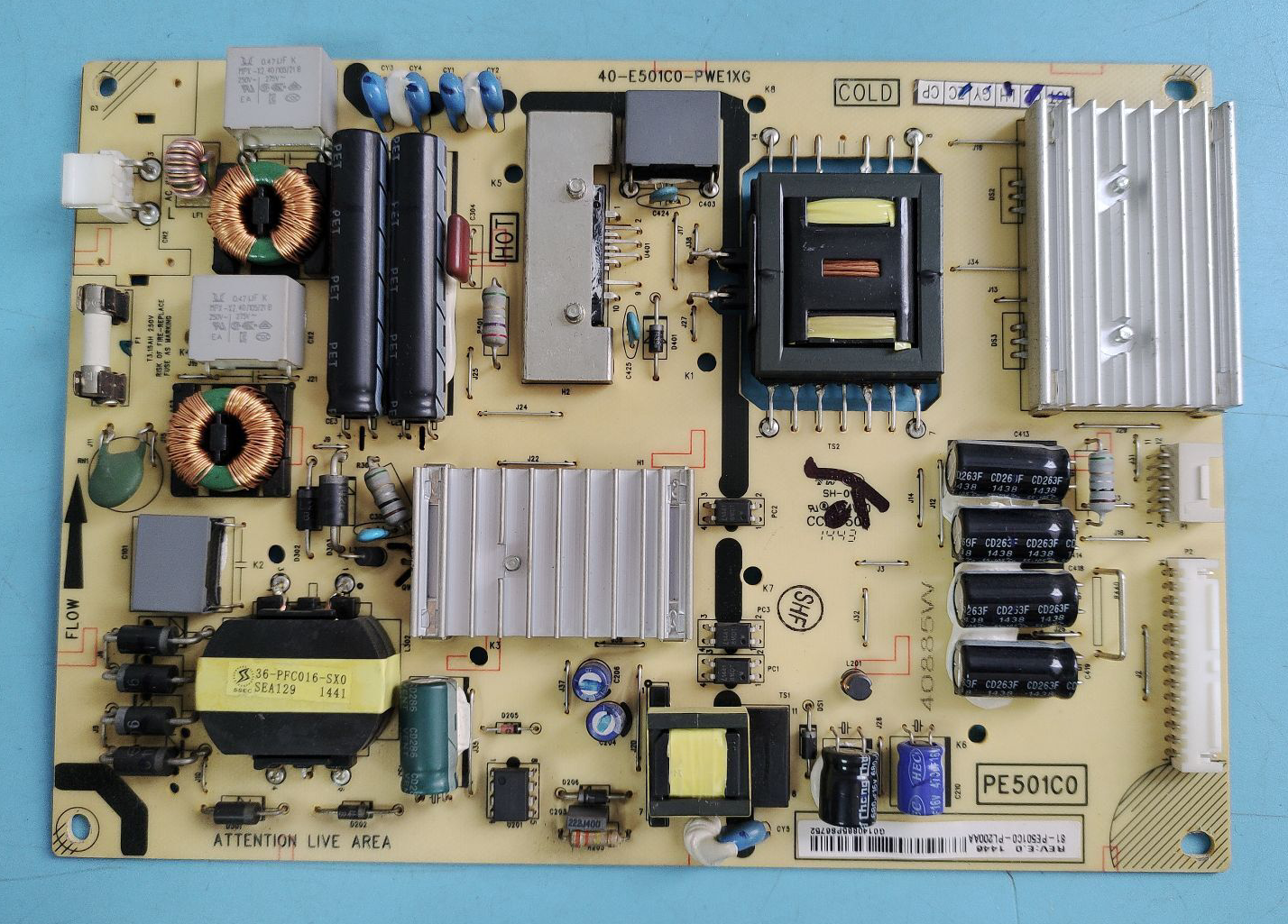 原装TCLL50M90-UD电源板