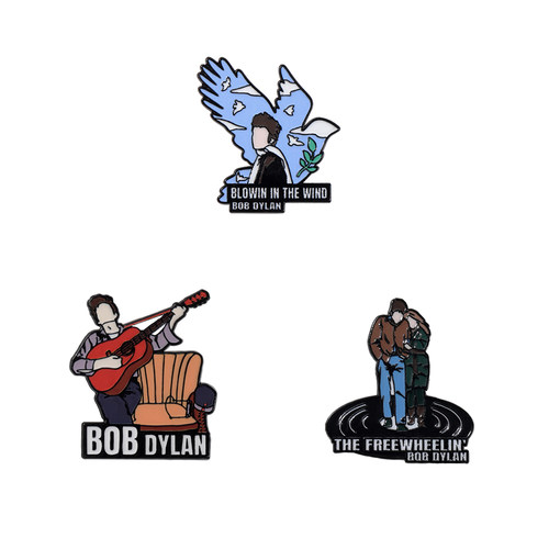 BOBDYLAN金属徽章胸针