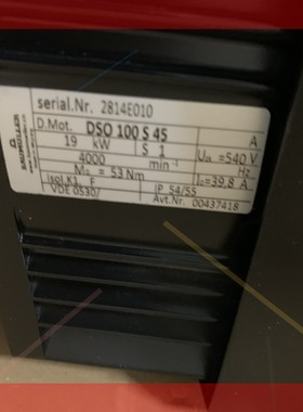 议价!DSO100S45德国Baumuller品牌19KW 伺服电机