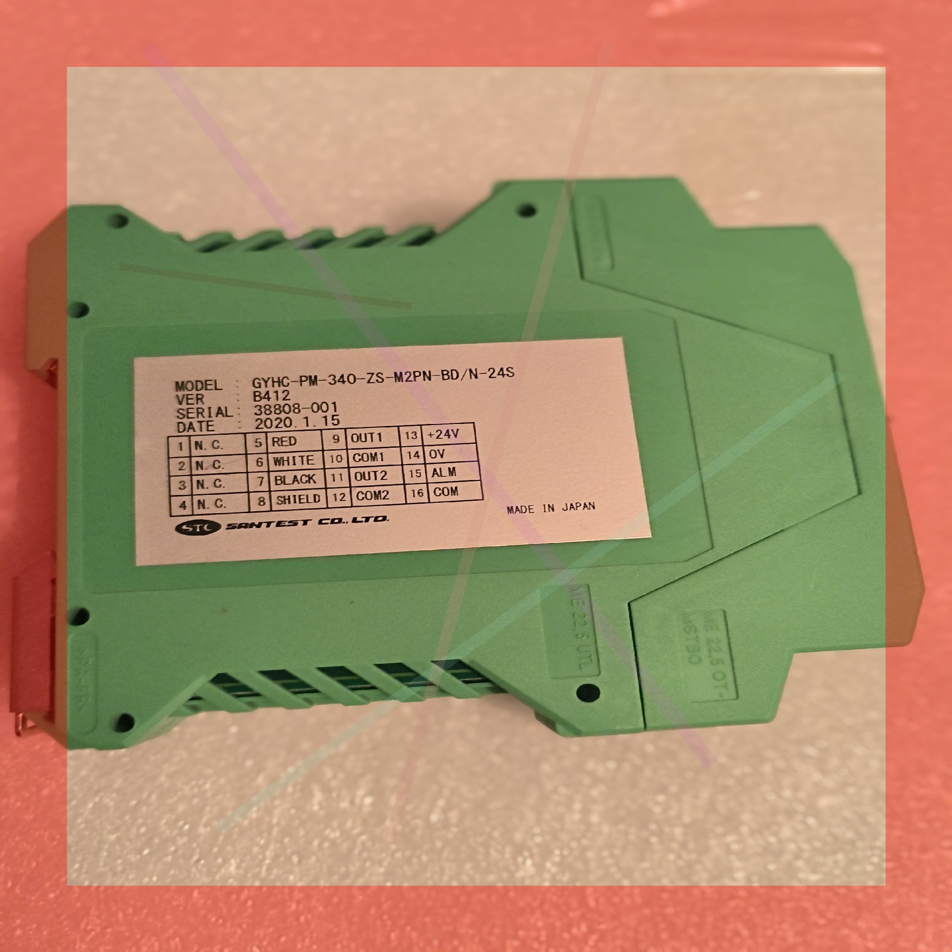 议价!SANTEST位移传感器控制器GYHC-PM-340-ZS-M2PN-BD/N-24S