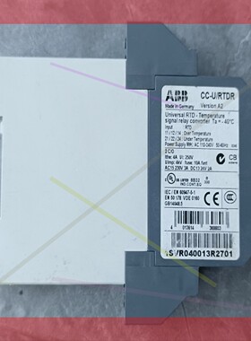 询价!ABB温度控制继电器 1SVR040013R2701  CC-U/RTDR