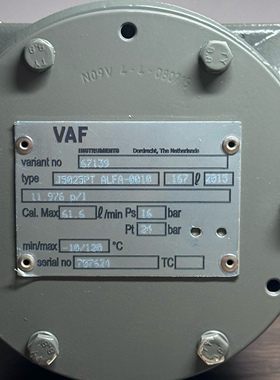 议价！VAF J5025PT-ALFA-0010，J5050PT2 JIS 流量计