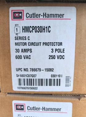Cutler-Hammer卡特拉汉莫HMCP150T4C HMCP100R3C HMCPS050K2C议价