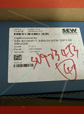 询价!SEW通讯卡.DIP11B全新原装现货08249695