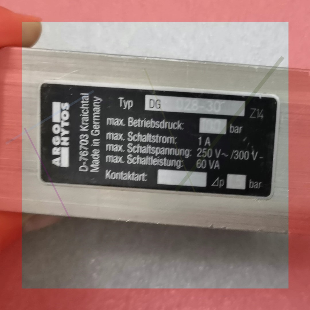 询价！压差传感器 ARGO HYTOS, D-76703,