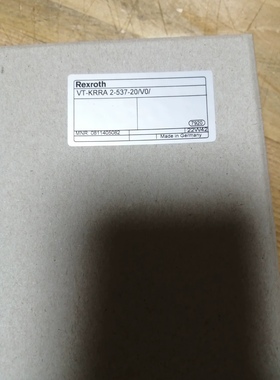 议价！力士乐0811405082  VT-KRRA 2-537-20/V0