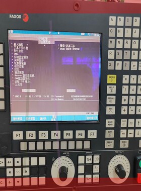 发格8055i T FL ,9成新车床数控系统,4轴+2主轴