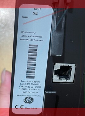 询价!美国GE模块 UR9EH