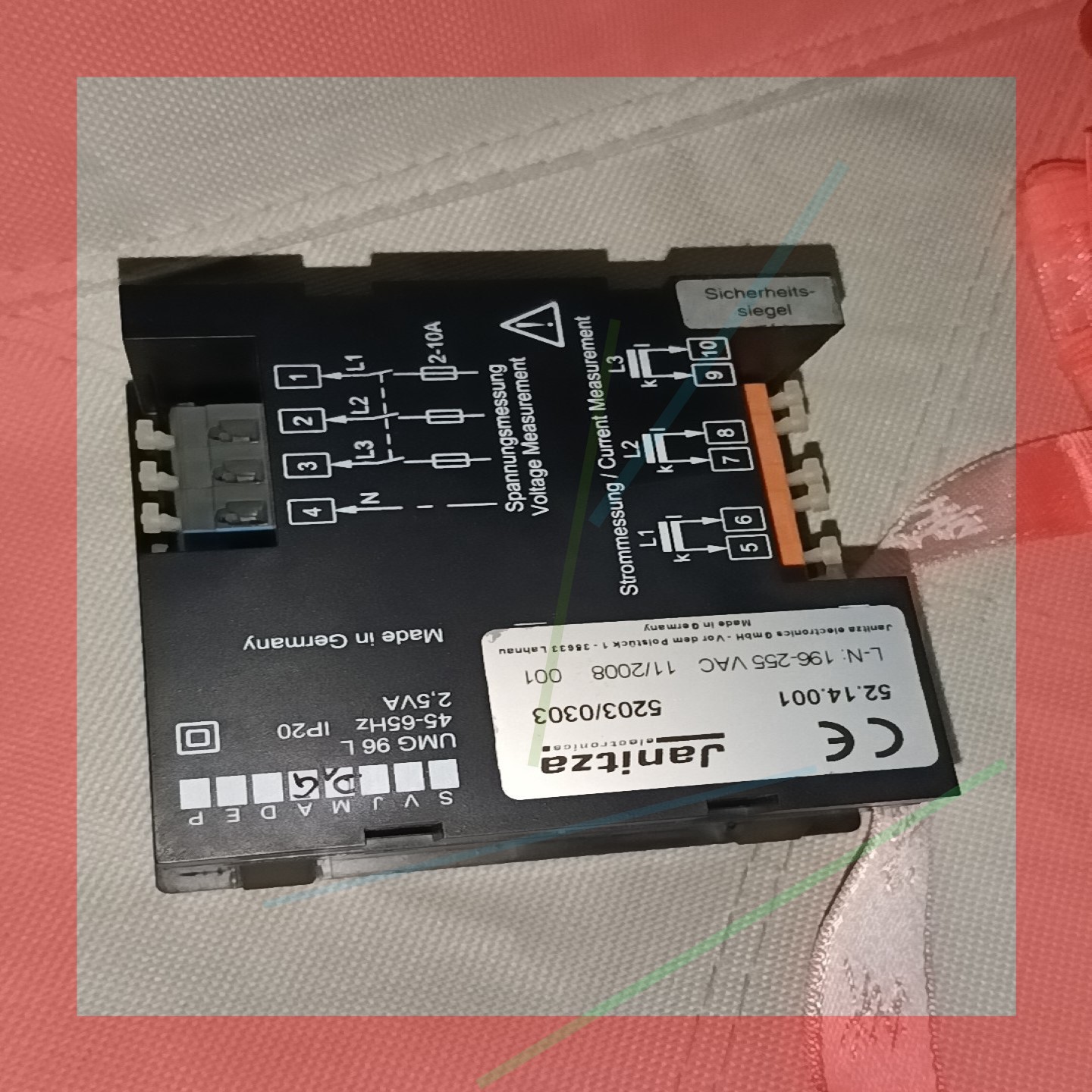 询价!德国Janitza捷尼查UMG96L功率计