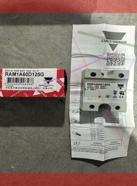 询价！Carlo gavazzi/瑞士佳乐 继电器 RAM1A60D125G