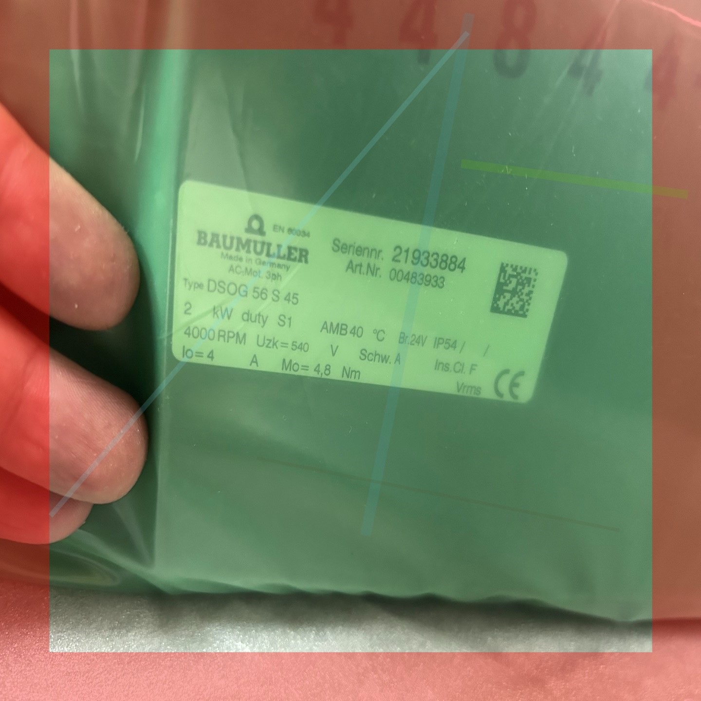 議價!現(xiàn)貨 Baumuller 包米勒 伺服電機 DSOG56S45