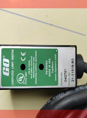 议价!GO   SWITCH 近接开关, 型号:21-11518-B3