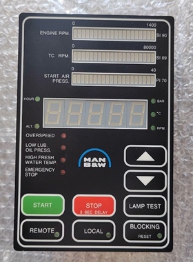 MAN曼恩控制面板OB MODUL  MBD NR. 2101544-1  P.D.No:15.0006.0
