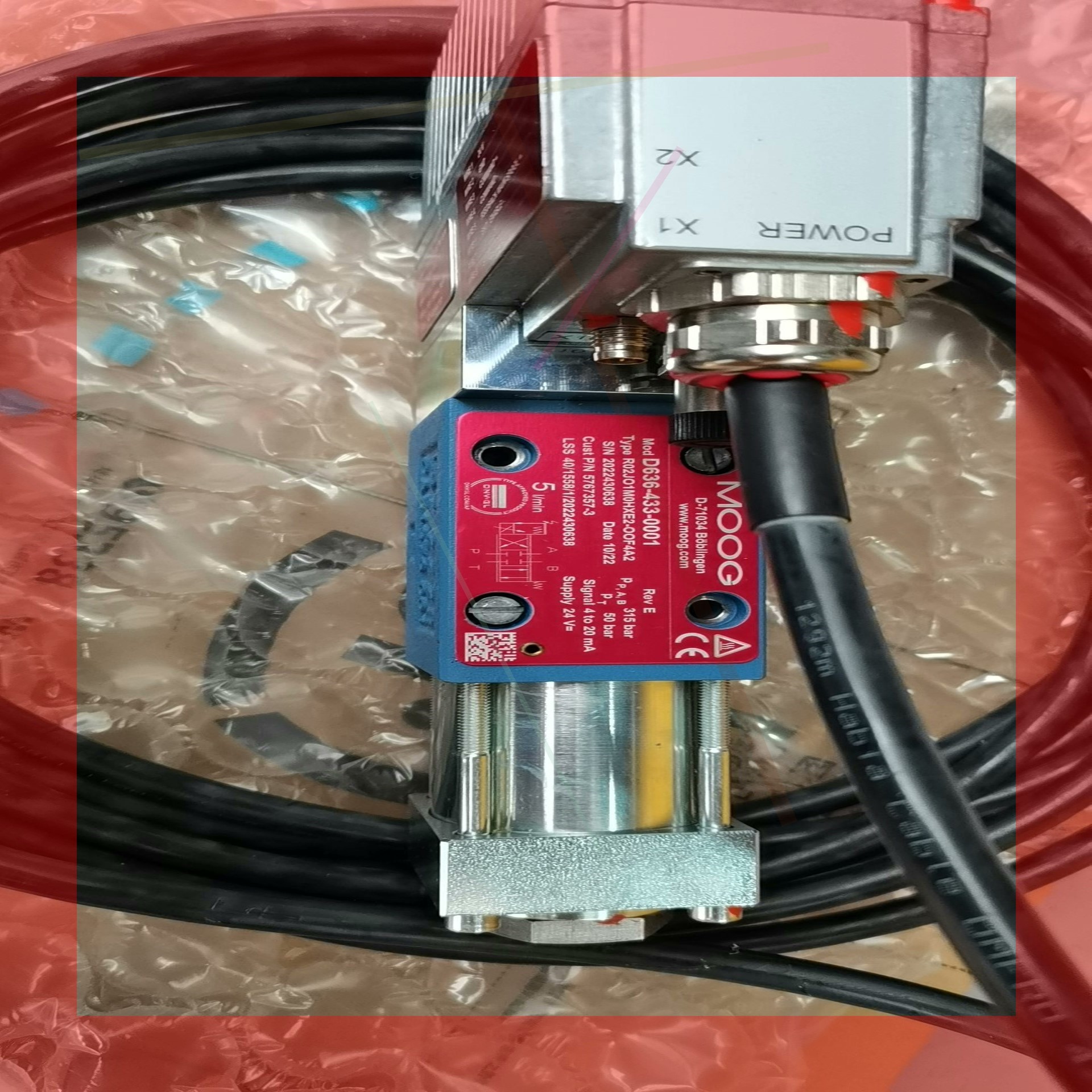 询价！MOOG   比例阀   D636-433-0001  R02JO1M0HXE2-OOF4A2