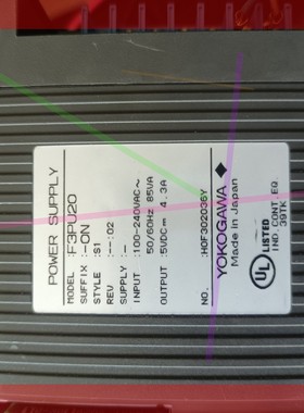 询价!YOKOGAWA  电源F3PU20-ON  F3LC11-1N F3BU09-ON F3SP35-5N