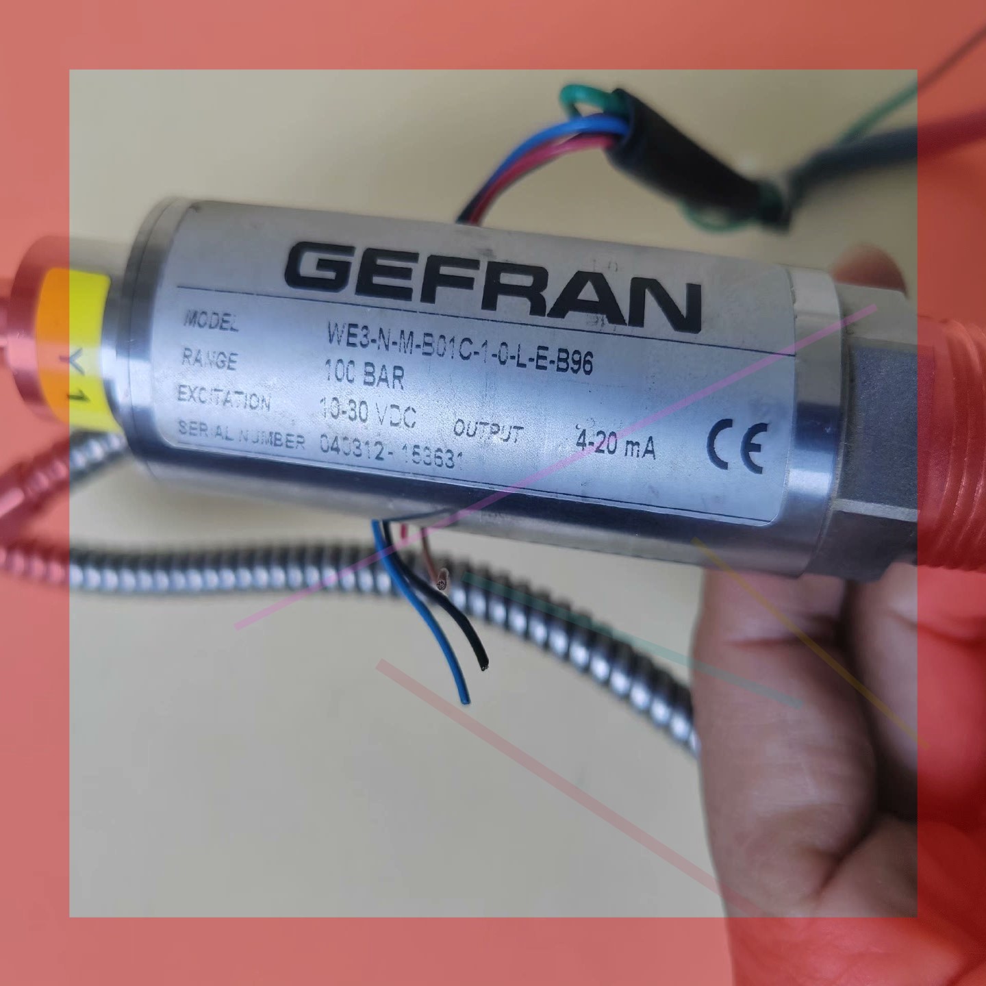 议价!意大利进口杰弗伦GEFRAN压力传感器,WE3-N-M-B0