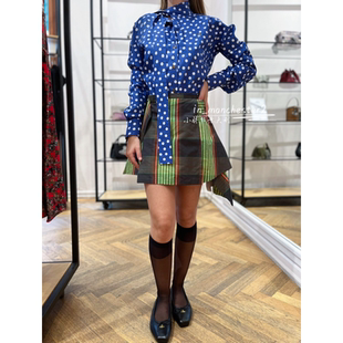 正品 VIVIENNE 休闲女款 长袖 WESTWOOD西太后土星METRO绑带百搭衬衫