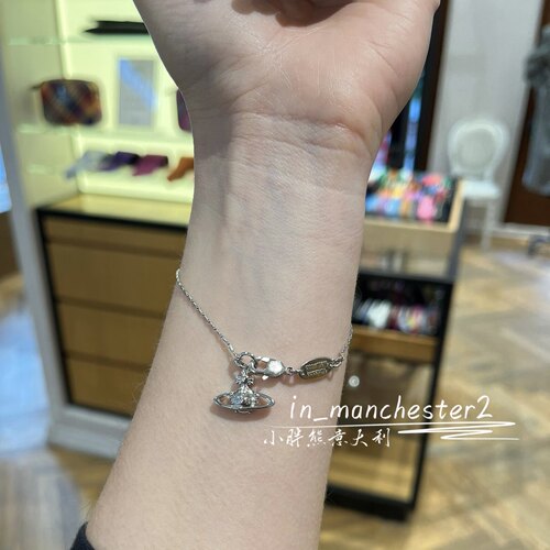 VIVIENNE WESTWOOD西太后经典土星SUZIE百搭优雅可爱手链手镯正品