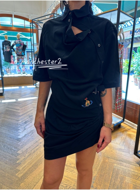 VIVIENNE WESTWOOD西太后经典土星MING POLO连衣裙百搭显瘦休闲女
