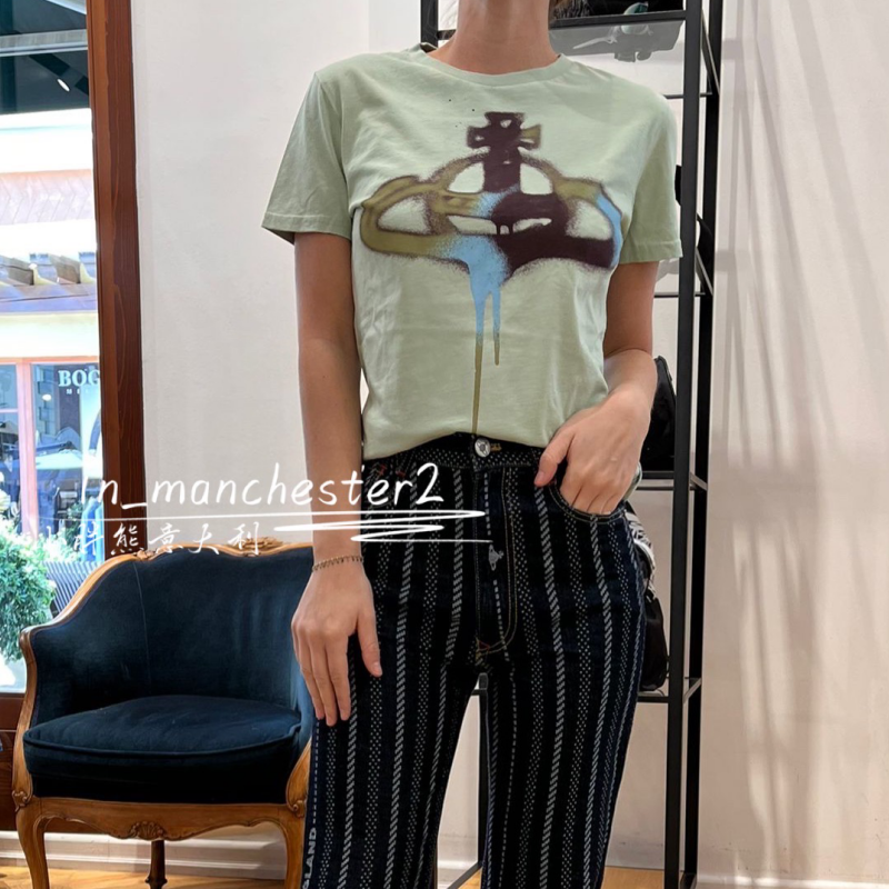 VIVIENNE WESTWOOD西太后经典土星SORAY ORB百搭显瘦短袖t恤女款