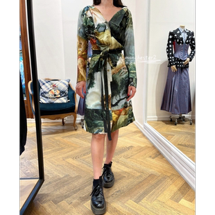 裙连衣裙百搭 土星NAKED复古油画衬衫 VIVIENNE WESTWOOD西太后经典