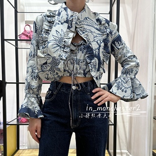 牛仔宫廷风外套 土星LS花卉复古短款 VIVIENNE WESTWOOD西太后经典