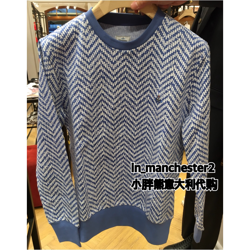 VIVIENNE WESTWOOD薇薇安 西太后经典土星波浪CRAT男女长袖卫衣正