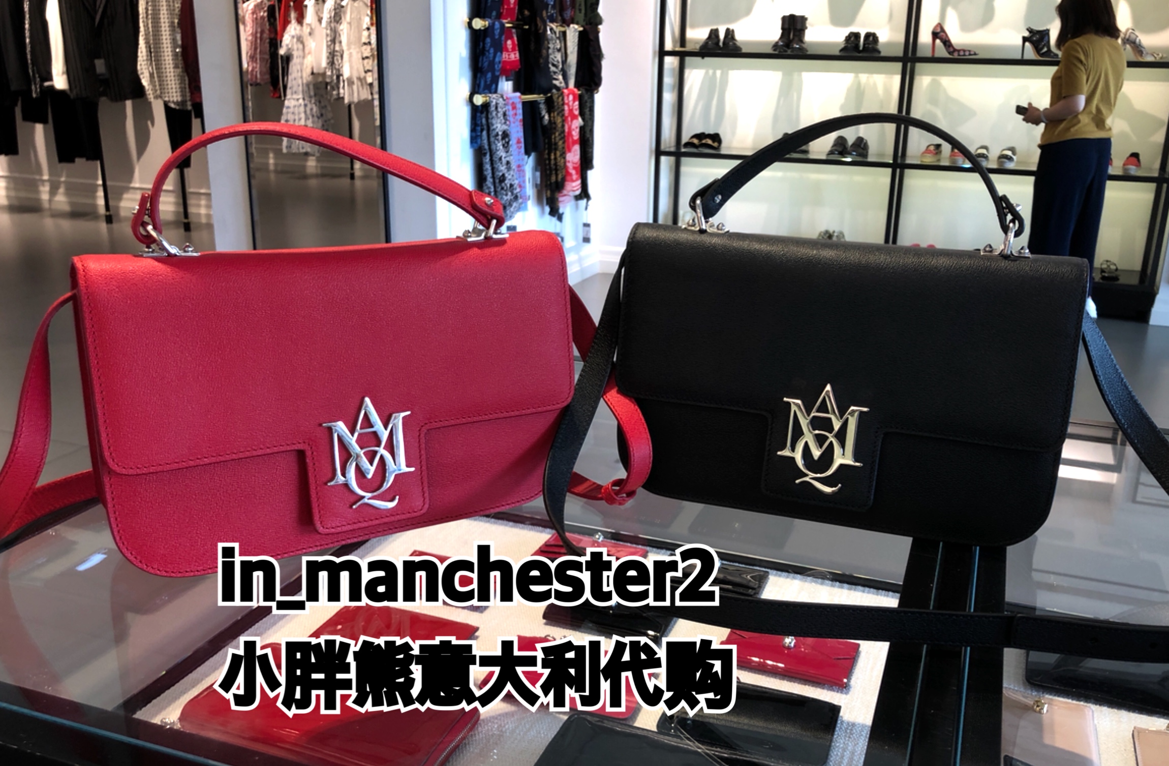 牛皮单肩斜跨手提女包