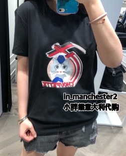 Lagerfeld 短袖 卡尔拉格斐正品 飞行员猫咪百搭女款 T恤 经典 Karl