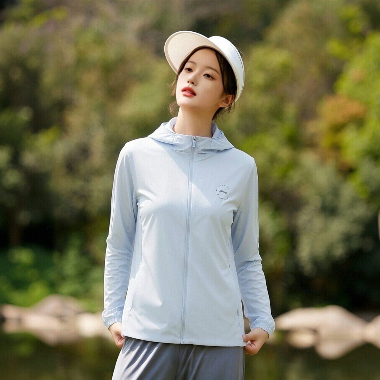 李宁防晒衣女2026春夏季轻薄外套防风皮肤衣冰丝运动风衣AFDW456