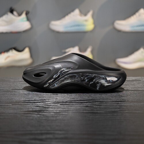 李宁男子软弹防滑轻便拖鞋