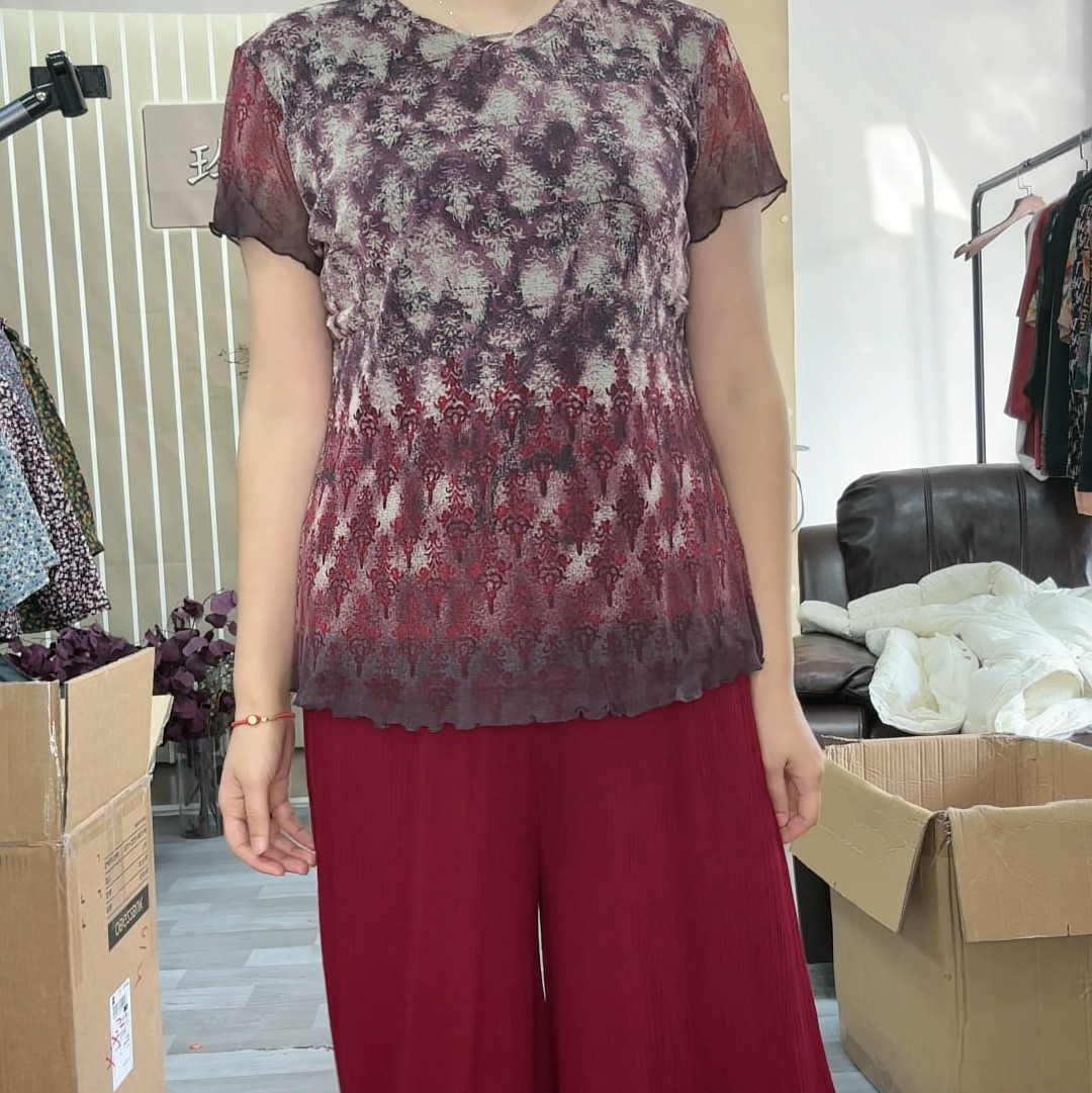 渐变紫色网眼v领/3XL 150斤以内,女装/女士精品,T恤,淘宝优惠券,粉丝福利购,淘宝优惠卷