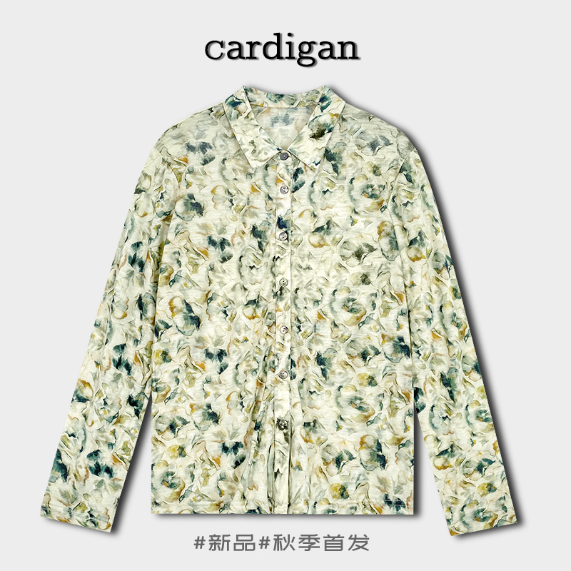 羊毛衫衬衫女翻领打底衫2025年上新中老年妈妈装秋季新款上衣小衫