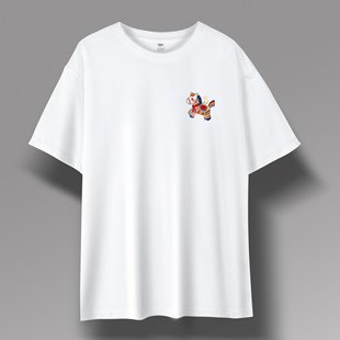 纯棉短袖t恤圆领宽松T恤2026年春季新款休闲薄款女款