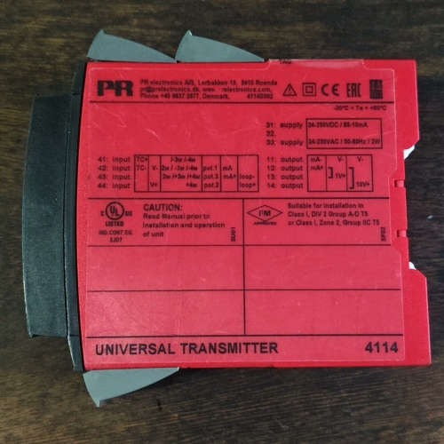 丹麦佩勒PR4114通用隔离放大器，带PR4501显示屏。实[议]