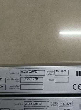 SICK MLGS1-0290F521 MLGE1-0290F521 *[议]