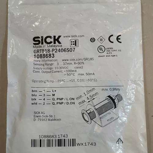 西克GRTE18-P2406S07光电开关传感器，订货号10【议】