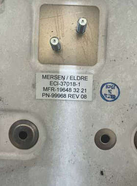 Mersen梅森 ECI-37018-1 电容铜牌，蓝色[议]