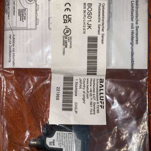 巴鲁夫BALLUFF光电传感器BOS01JK，型号BOS[议]