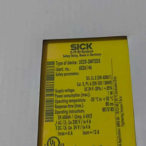德国SICK西克安全继电器UE23-2MF2D3，型号602[议]