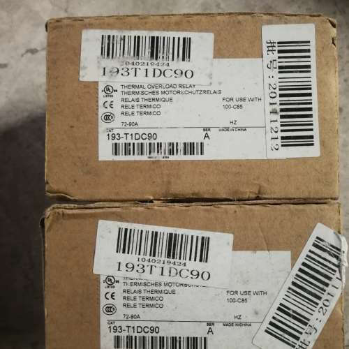AB热过载继电器193-T1DC90   72-90A，[议]