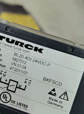 BL20-4DI-24VDC-P模块，型号为6827012，[议]