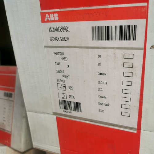 ABB塑壳断路器S3H250 3P R250 1SDA013[议]