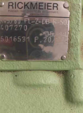 齿轮箱油泵，德国RICKMEIER瑞克梅尔油泵，型号R4[议]