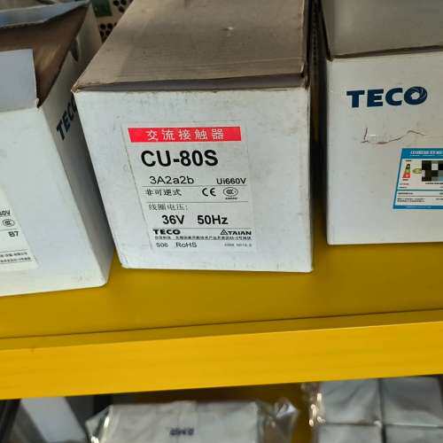 TECO台安交流接触器CU-80S，3A2a2b，36V/5【议】