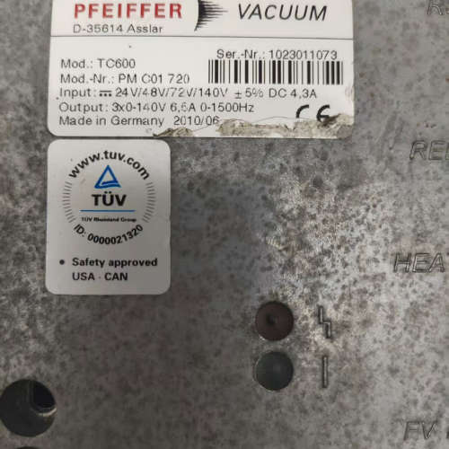 【】普发PFEIFFER TC600分子泵控制器，型号P[议]