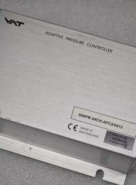 VAT 阀门控制器 PM-6 压力控制器 650PM-24C【议】